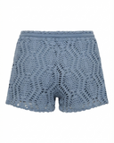 CONJUNTO SHORTS E COLETE AZUL