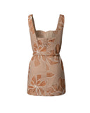 VESTIDO CURTO BORDADO BEGE