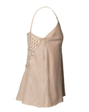 BLUSA REGATA NUDE DETALHE COSTAS