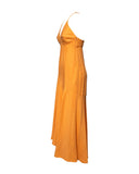 VESTIDO MIDI LARANJA