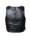 TOP COURO PRETO