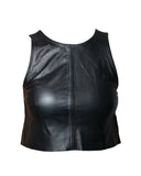 TOP COURO PRETO
