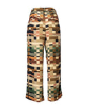 CALÇA ESTAMPADA TONS TERROSOS