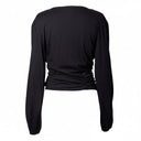 BLUSA MALHA MANGA LONGA PRETA