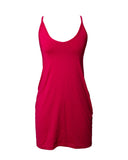VESTIDO CURTO VELUDO ROSA