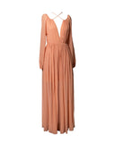VESTIDO LONGO SEDA ROSE