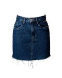 SAIA CURTA JEANS ESCURA