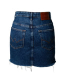 SAIA CURTA JEANS ESCURA