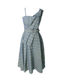 VESTIDO MIDI LAISE AZUL