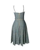 VESTIDO MIDI LAISE AZUL