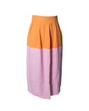 SAIA MIDI ROSA E LARANJA