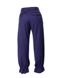 CALÇA ROXA DETALHE PUNHO