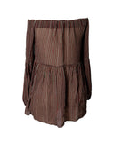 BLUSA OMBRO A OMBRO LISTRADA