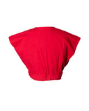 TOP VERMELHO COM AMARRAÇÃO