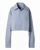 CAMISA CURTA OVERSIZED AZUL