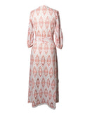 CHEMISE LAISE BRANCO E ROSA