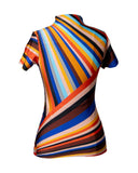 BLUSA ESTAMPADA LISTRAS COLORIDA