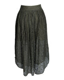 SAIA MIDI RENDA VERDE