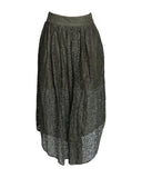 SAIA MIDI RENDA VERDE