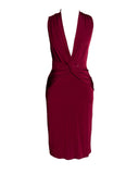 VESTIDO CURTO VINHO
