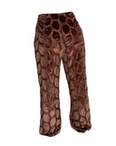 CALÇA VELUDO MARROM