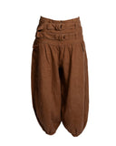 CALÇA MARROM ALADIM COM CINTOS