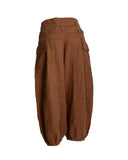 CALÇA MARROM ALADIM COM CINTOS