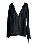 BLUSA BATA PRETA