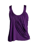 BLUSA ROXA DRAPEADA