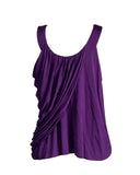 BLUSA ROXA DRAPEADA