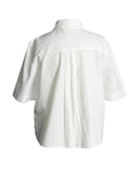 CAMISA CURTA COM BOLSOS BRANCA
