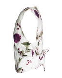 COLETE FLORAL OFF WHITE E ROXO