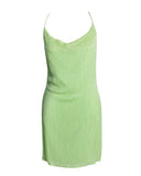 VESTIDO CURTO VERDE BORDADO