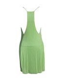 VESTIDO CURTO VERDE BORDADO
