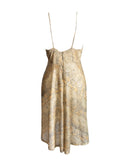 VESTIDO CURTO COBRA PAETÊ AMARELO
