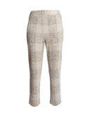 CALÇA TRICOT XADREZ VERDE CLARO