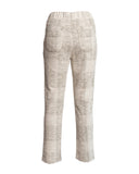 CALÇA TRICOT XADREZ VERDE CLARO