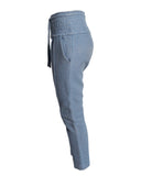CALÇA MOLETIM AZUL CLARO