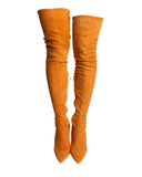 BOTA OVER THE KNEE CARAMELO