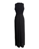 VESTIDO LONGO SEM MANGA PRETO