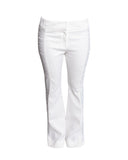 CALÇA BRANCA FRANJA LATERAL