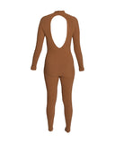 MACACÃO TRICOT CAMEL