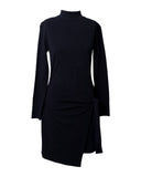 VESTIDO CURTO MANGA LONGA PRETO
