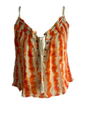 BLUSA LARANJA TIE DYE