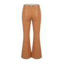 CALÇA COURO TELHA