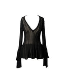 BLUSA TRICOT PRETA