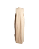 VESTIDO MIDI BEGE
