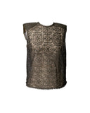 BLUSA RENDA TRANSPARENTE VERDE