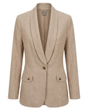 BLAZER ACINTURADO BEGE
