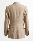 BLAZER ACINTURADO BEGE